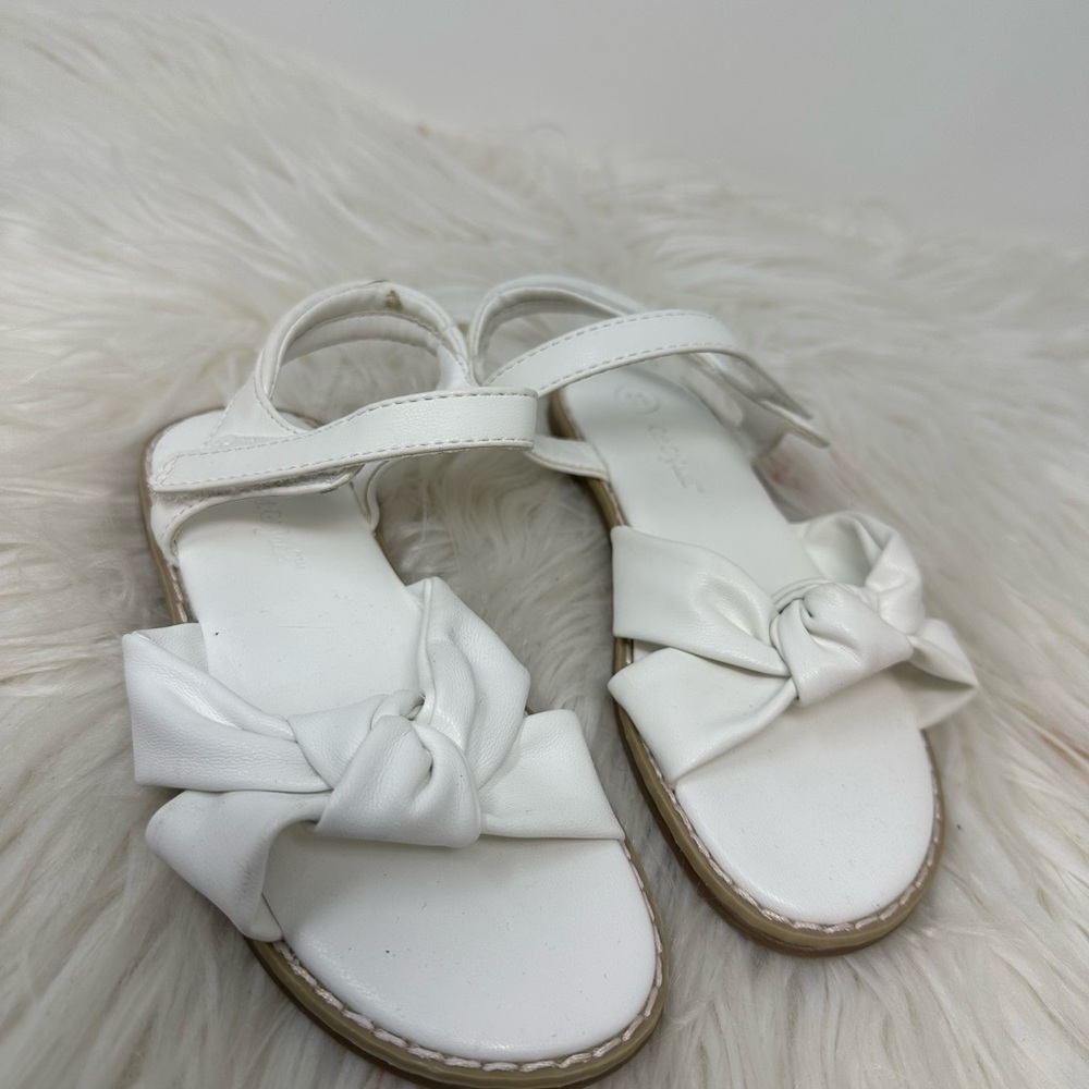 Cat & Jack youth White casual Sandals size 11